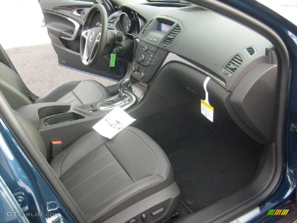 2011 Buick Regal CXL Ebony Dashboard Photo #44638074