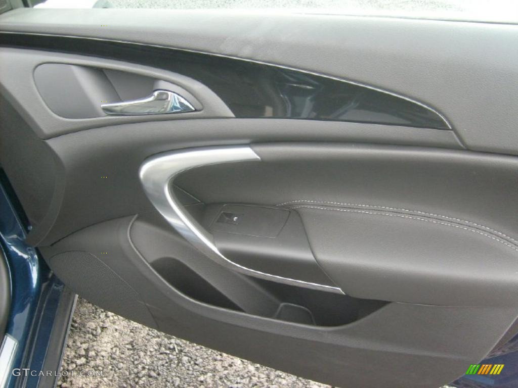 2011 Buick Regal CXL Ebony Door Panel Photo #44638086