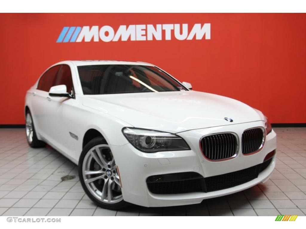 2011 7 Series 750i Sedan - Alpine White / Black photo #1