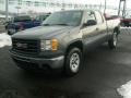 2011 Gray Green Metallic GMC Sierra 1500 Extended Cab 4x4  photo #3