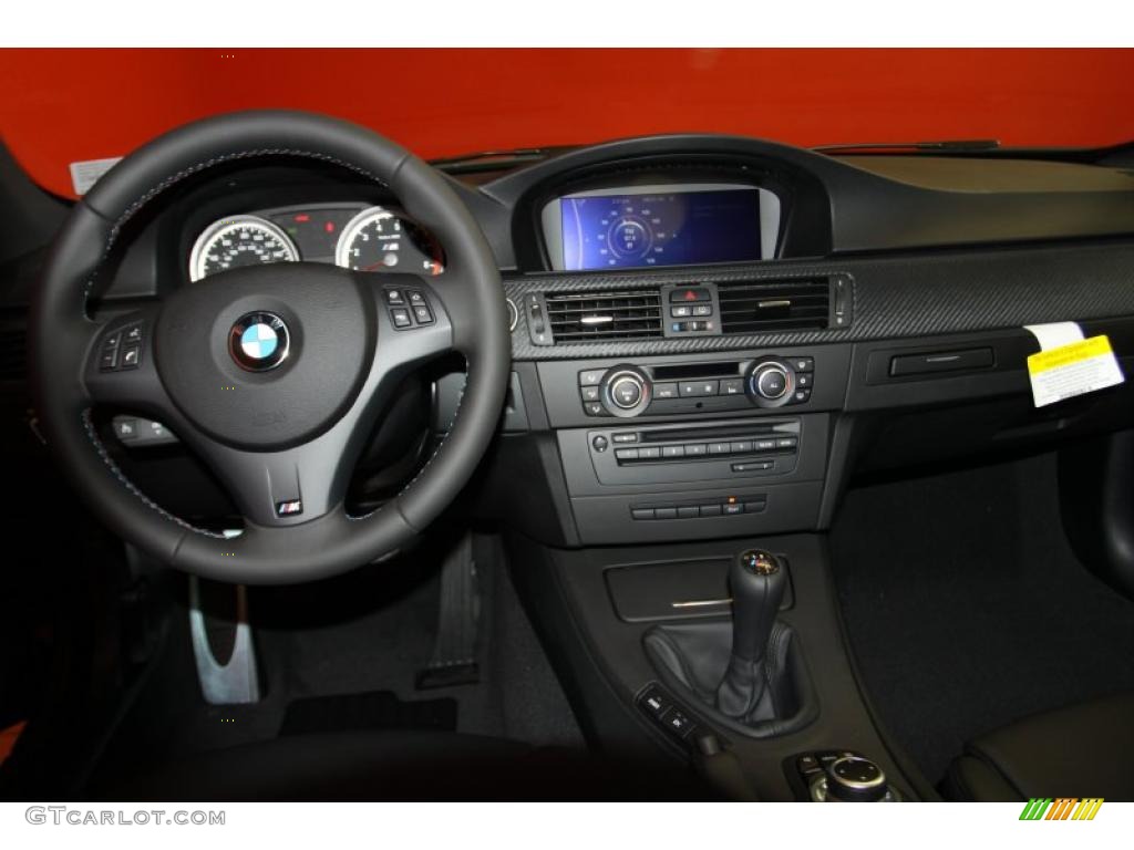 2011 BMW M3 Coupe Black Novillo Leather Dashboard Photo #44638910
