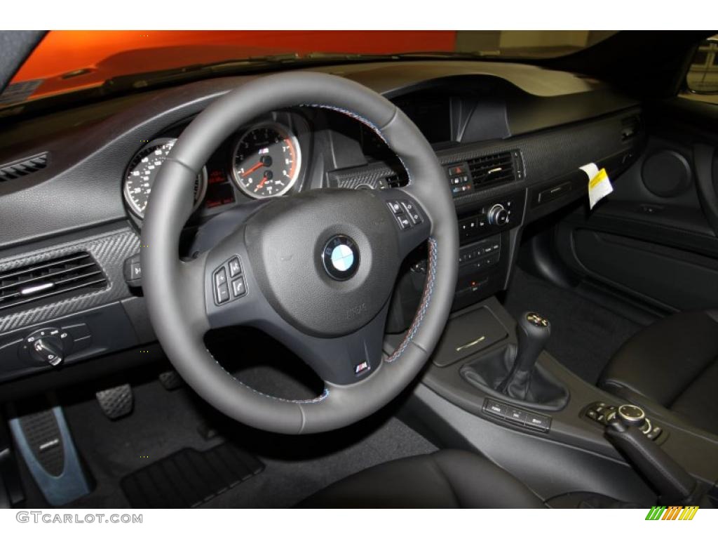 2011 BMW M3 Coupe Black Novillo Leather Dashboard Photo #44638986