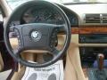 Sand Beige 1997 BMW 5 Series 528i Sedan Steering Wheel