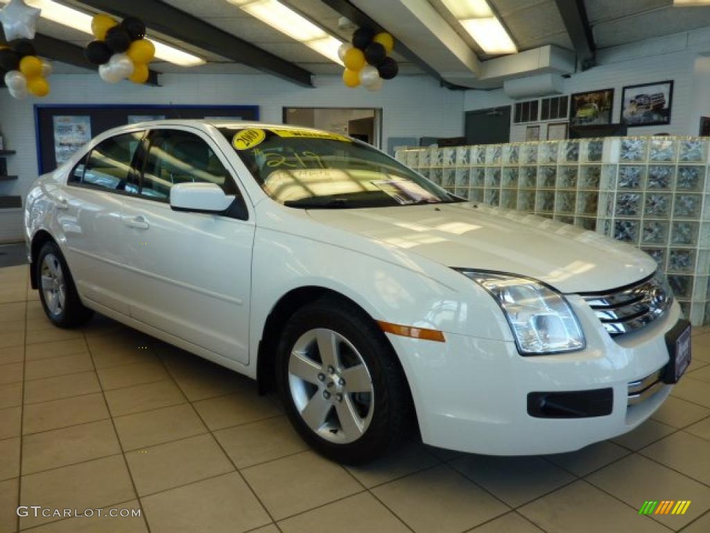 White Suede Ford Fusion