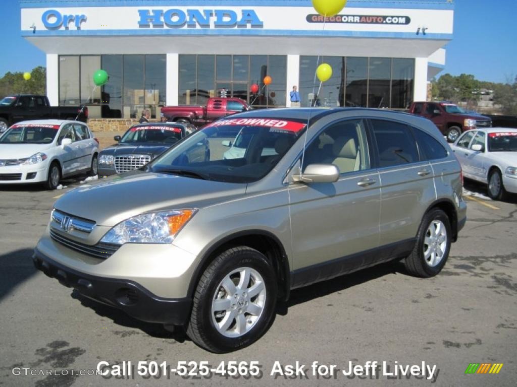 2008 CR-V EX-L - Borrego Beige Metallic / Ivory photo #1