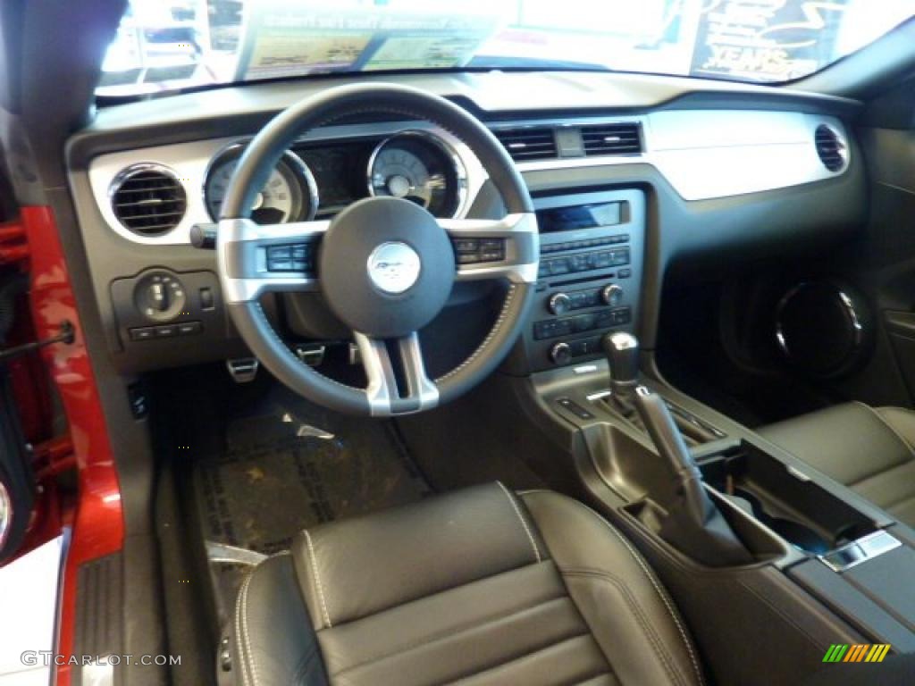 2010 Mustang GT Premium Coupe - Red Candy Metallic / Charcoal Black photo #12