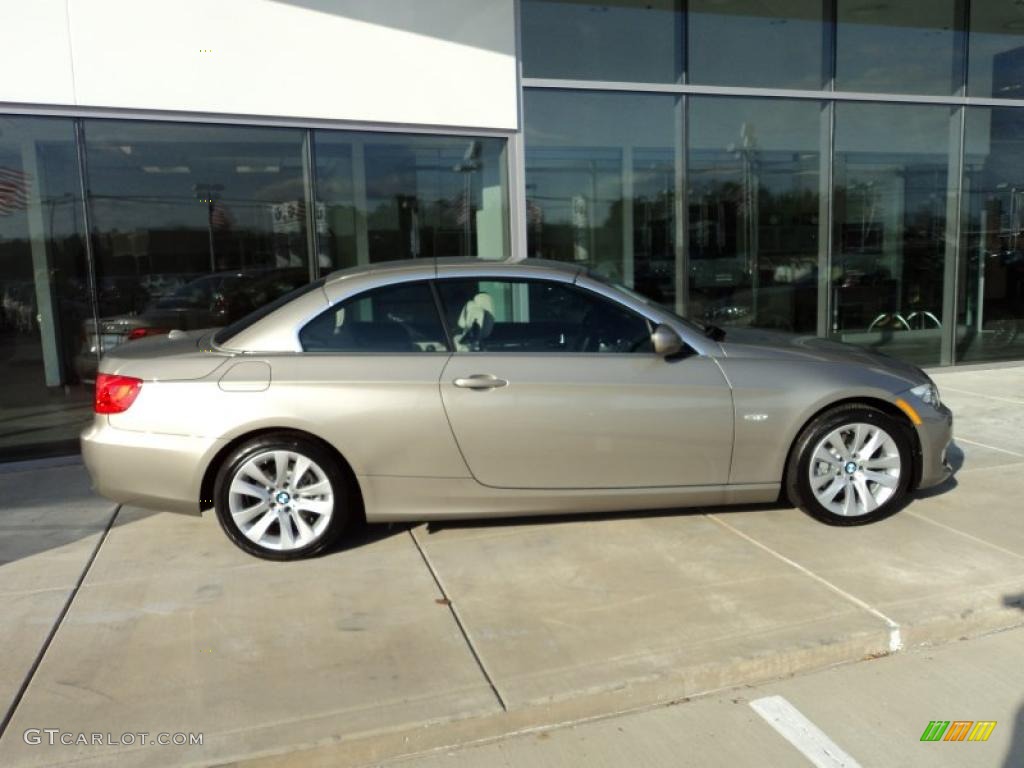 2011 3 Series 328i Convertible - Platinum Bronze Metallic / Oyster/Black Dakota Leather photo #3