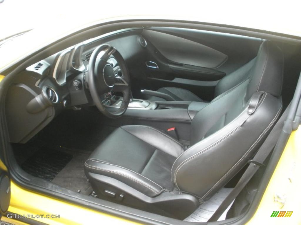 Black Interior 2010 Chevrolet Camaro LT Coupe Photo #44641218