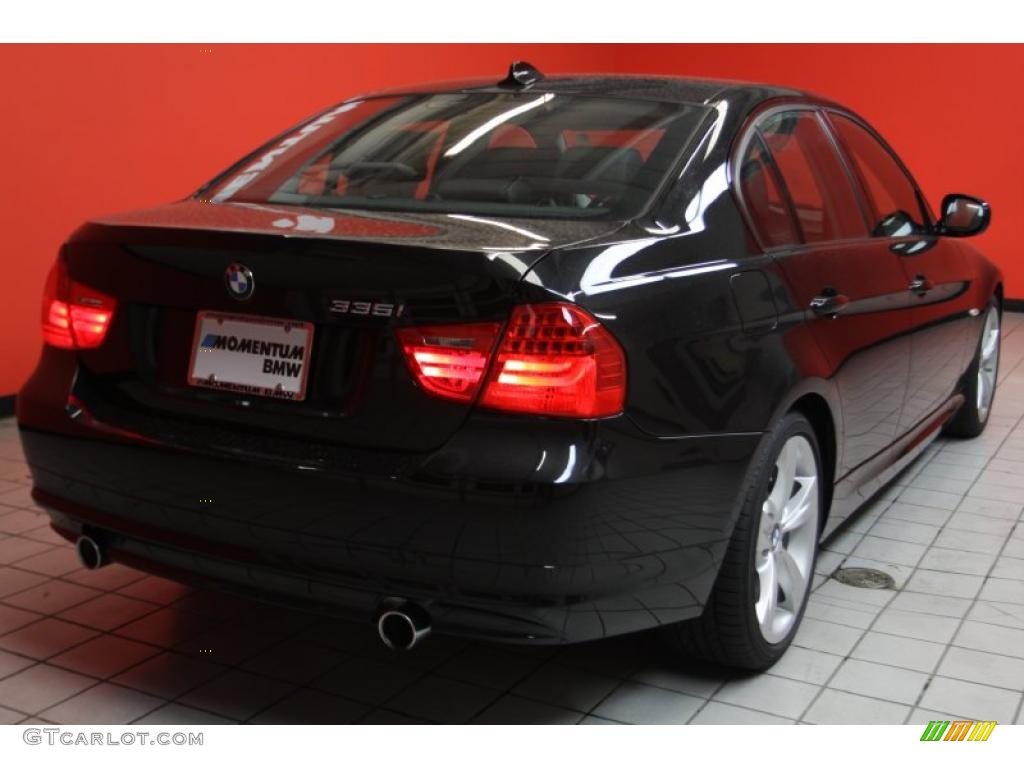 2011 3 Series 335i Sedan - Black Sapphire Metallic / Black photo #3