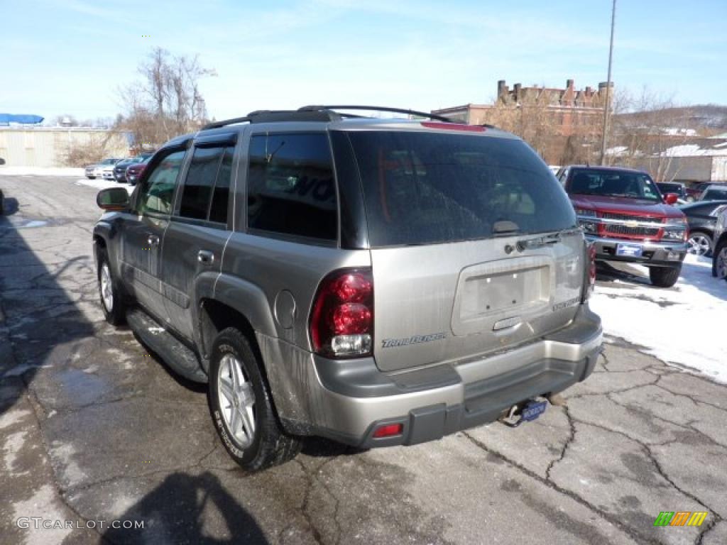 2002 TrailBlazer LTZ 4x4 - Light Pewter Metallic / Dark Pewter photo #8