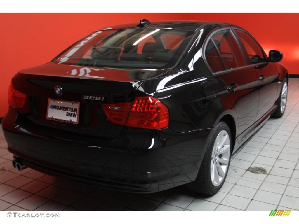 2011 3 Series 328i Sedan - Jet Black / Black photo #3