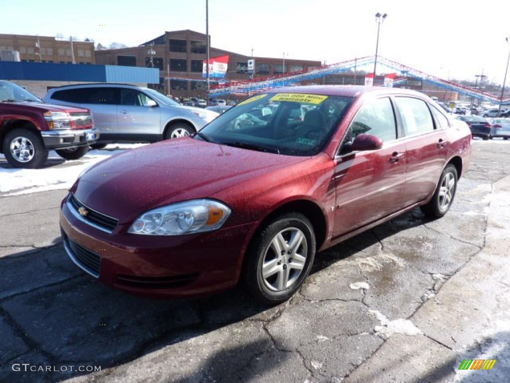 2006 Impala LS - Sport Red Metallic / Neutral Beige photo #5