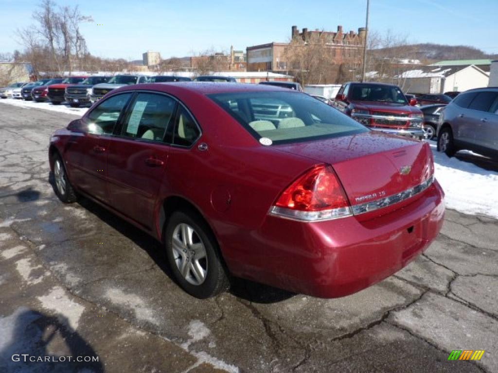 2006 Impala LS - Sport Red Metallic / Neutral Beige photo #8