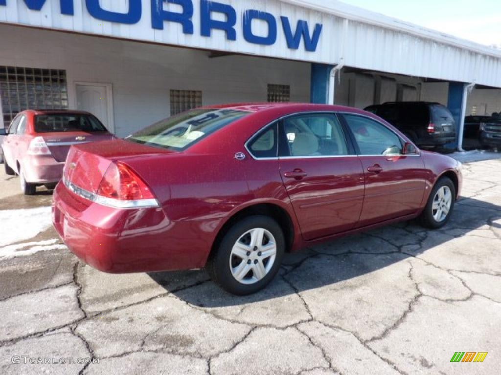 2006 Impala LS - Sport Red Metallic / Neutral Beige photo #10