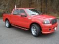 Bright Red 2007 Ford F150 FX2 Sport SuperCrew