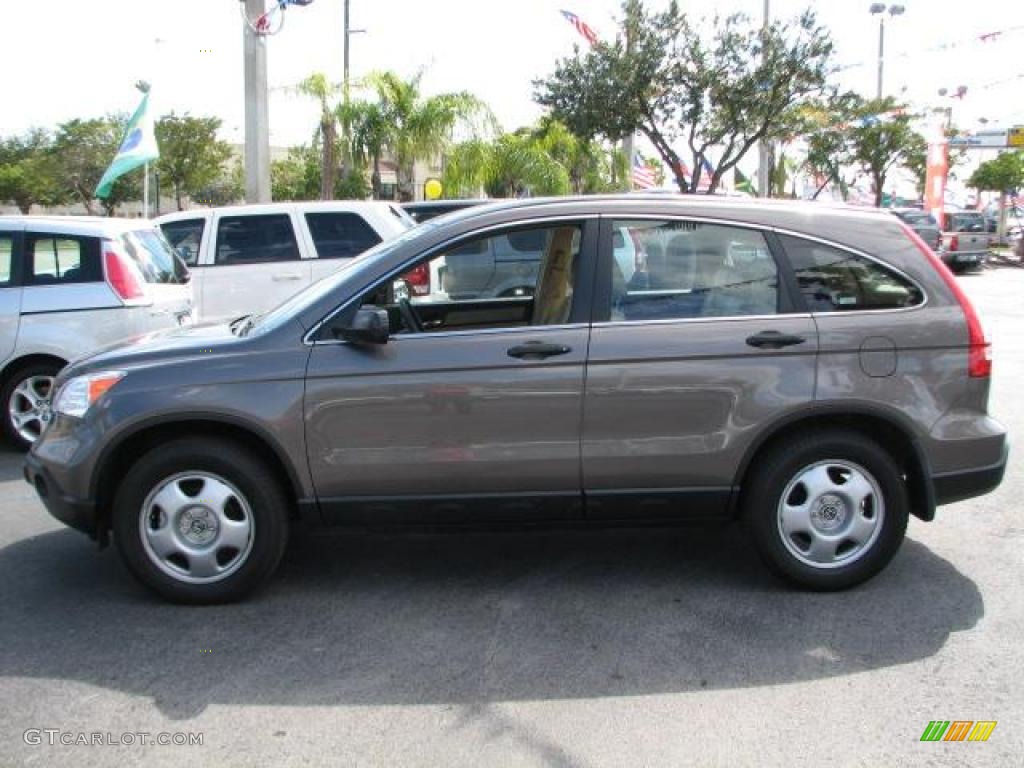 2009 CR-V LX - Urban Titanium Metallic / Ivory photo #6
