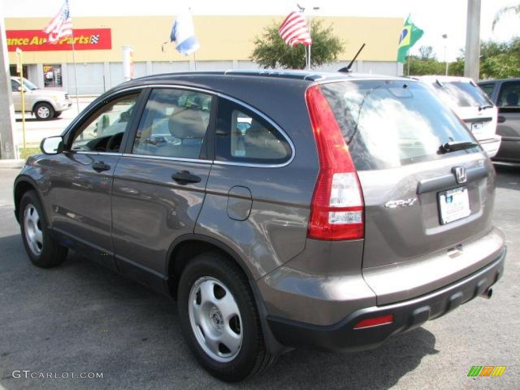 2009 CR-V LX - Urban Titanium Metallic / Ivory photo #7