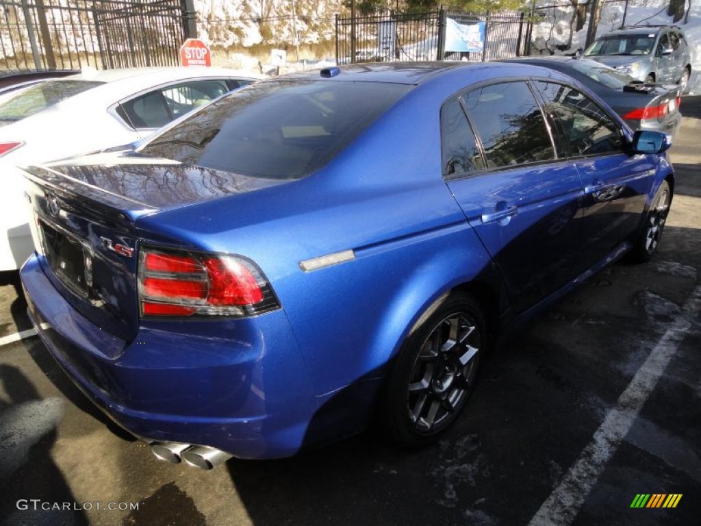 2008 TL 3.5 Type-S - Kinetic Blue Pearl / Taupe/Ebony photo #4