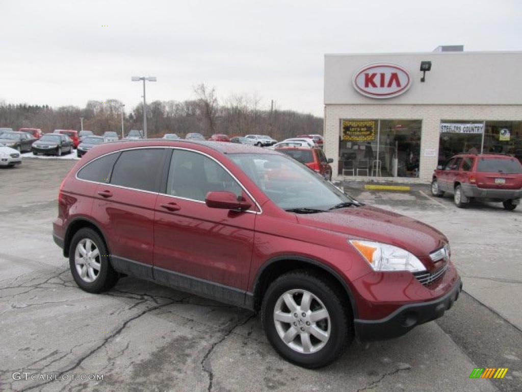 2008 CR-V EX-L 4WD - Tango Red Pearl / Gray photo #1