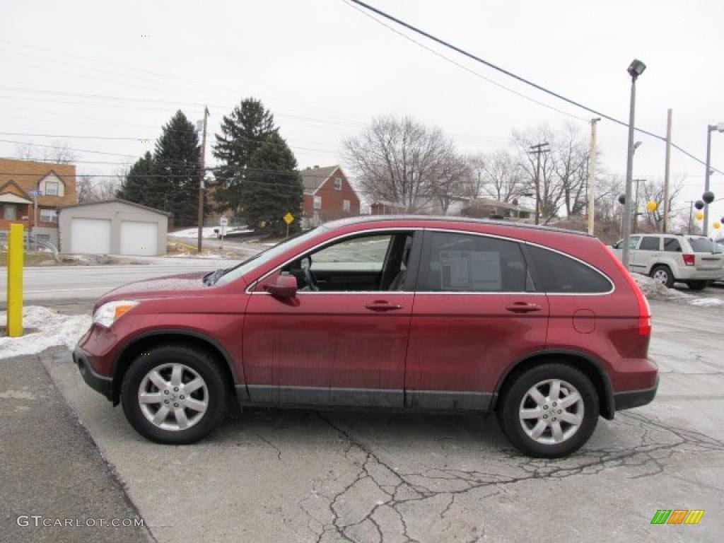2008 CR-V EX-L 4WD - Tango Red Pearl / Gray photo #4