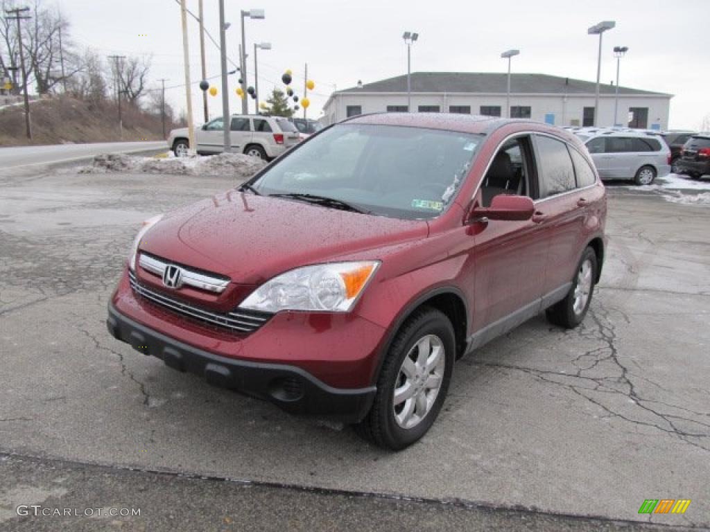 2008 CR-V EX-L 4WD - Tango Red Pearl / Gray photo #5