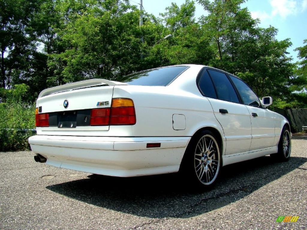 1991 M5 Sedan - Alpine White / Black photo #10