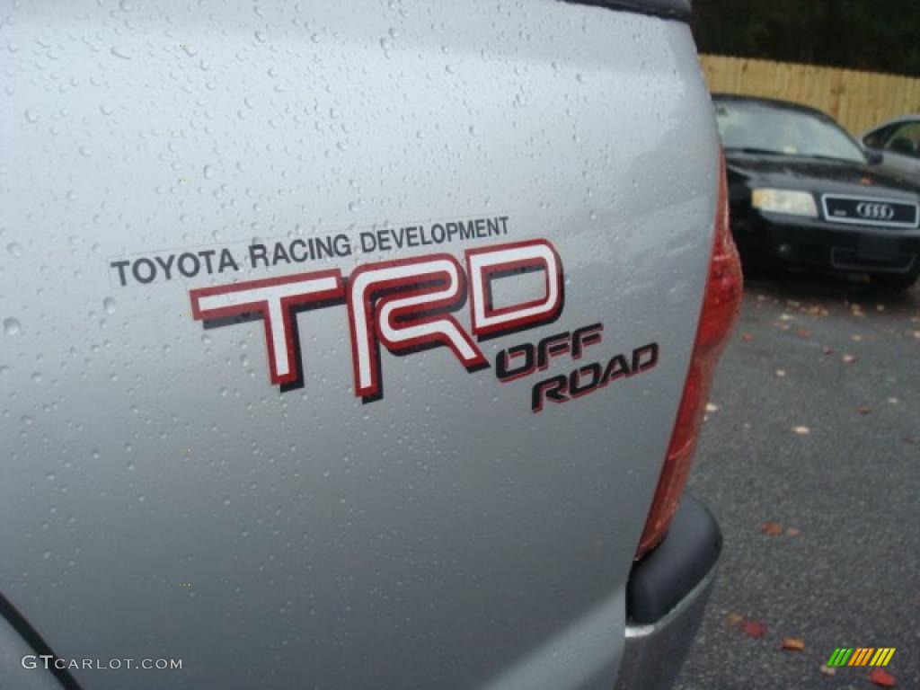 2008 Tacoma V6 PreRunner TRD Double Cab - Silver Streak Mica / Graphite Gray photo #17