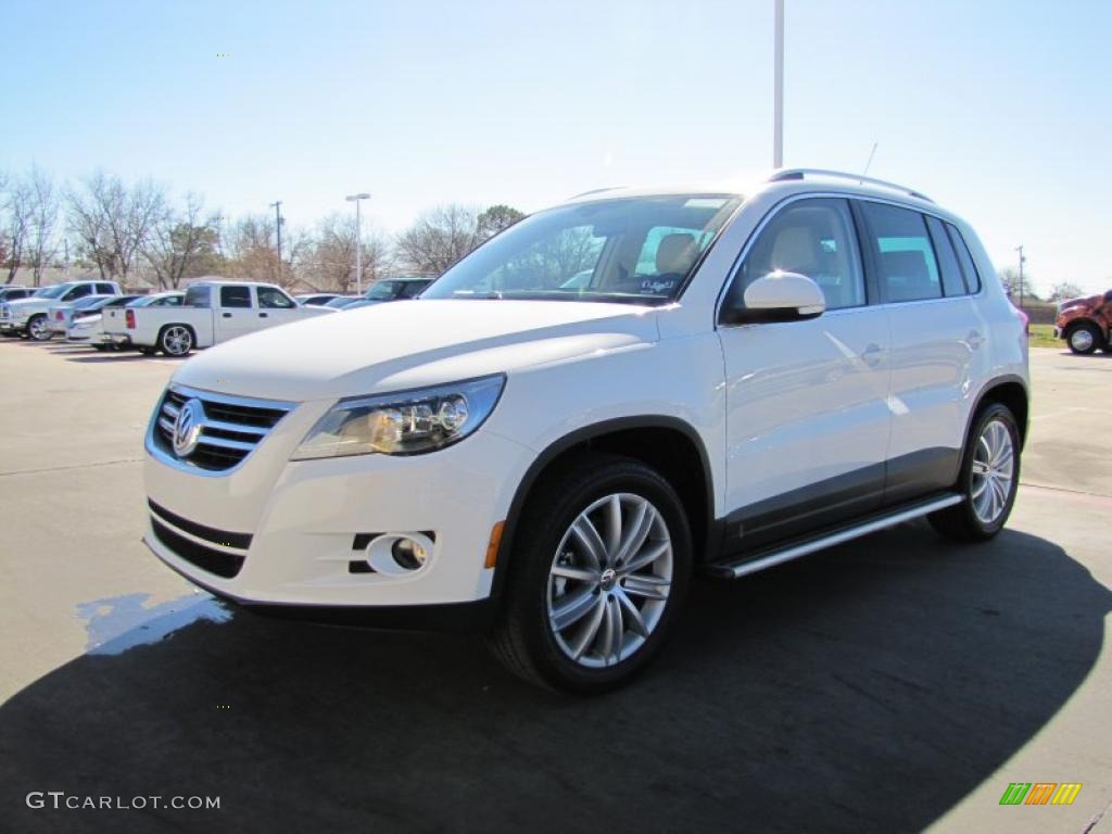 2011 Tiguan SEL - Candy White / Sandstone photo #1