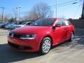 2011 Tornado Red Volkswagen Jetta SE Sedan  photo #1