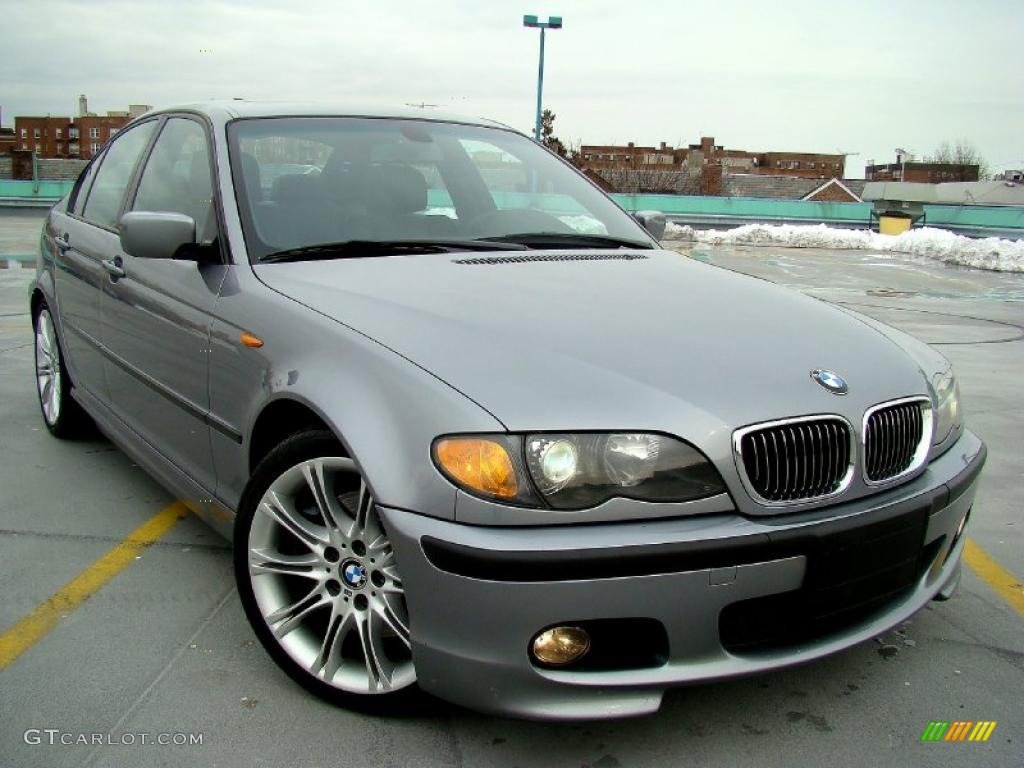 Silver Grey Metallic 2004 BMW 3 Series 330i Sedan Exterior Photo #44656487