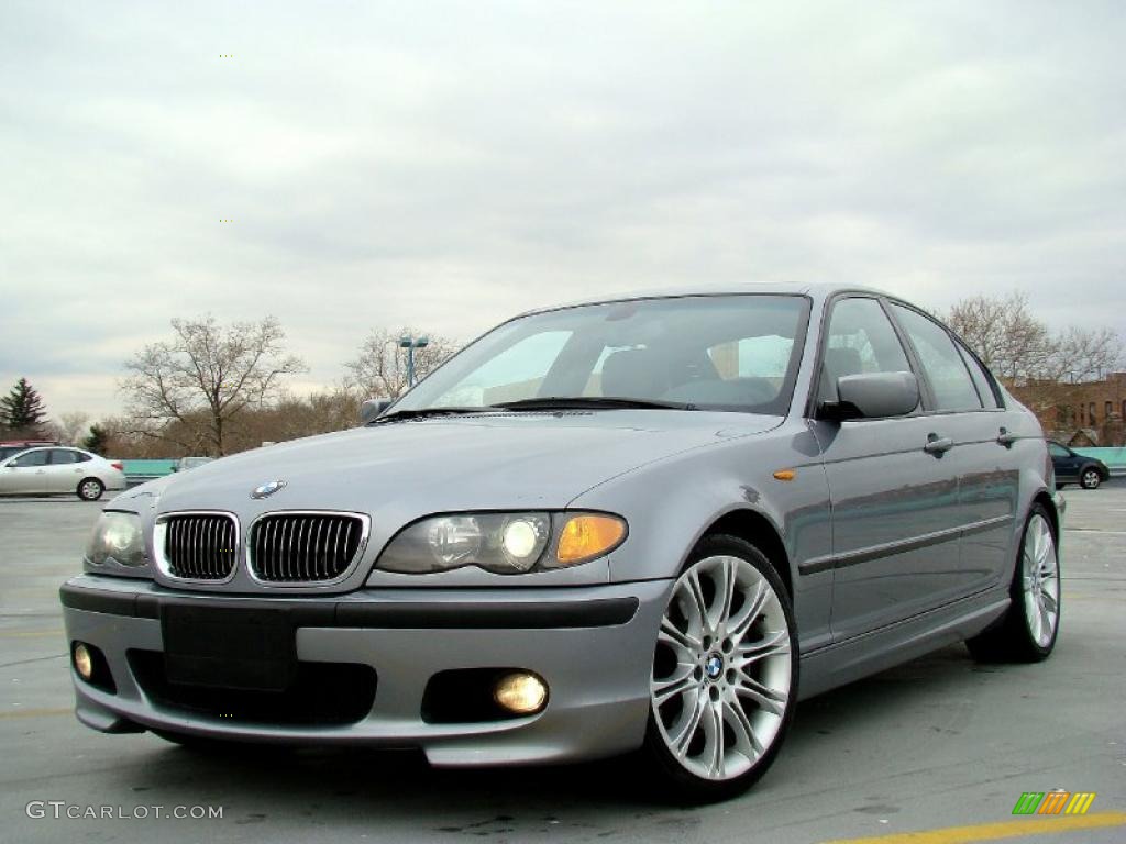 Silver Grey Metallic 2004 BMW 3 Series 330i Sedan Exterior Photo #44656507