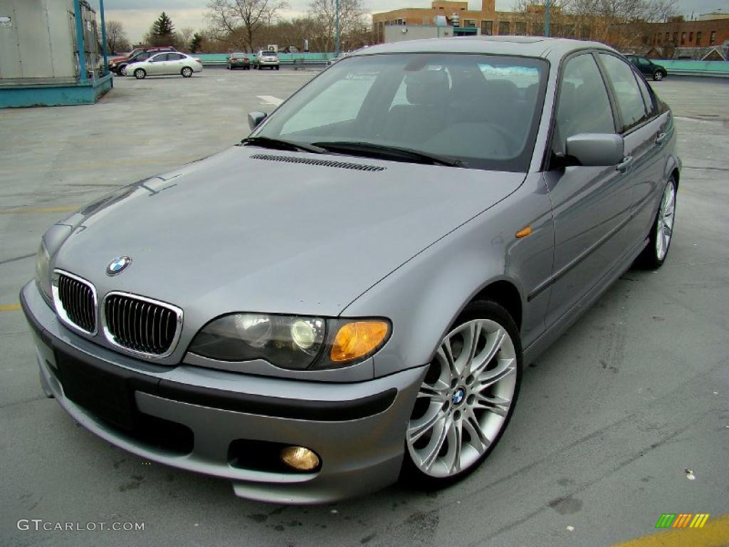 Silver Grey Metallic 2004 BMW 3 Series 330i Sedan Exterior Photo #44656587