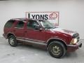 1996 Dark Cherry Red Metallic Chevrolet Blazer LS 4x4  photo #4