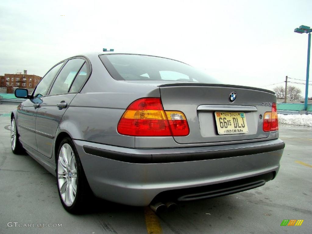 2004 3 Series 330i Sedan - Silver Grey Metallic / Black photo #19