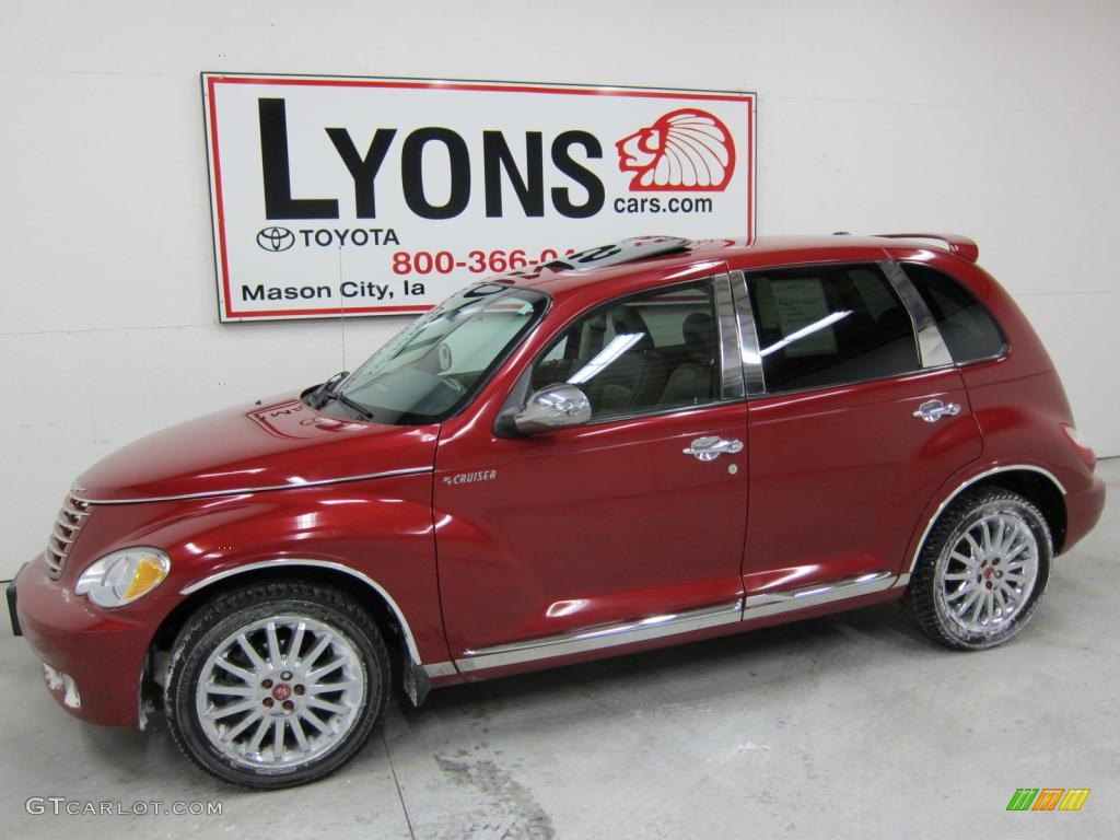 2006 PT Cruiser GT - Inferno Red Crystal Pearl / Pastel Pebble Beige photo #1