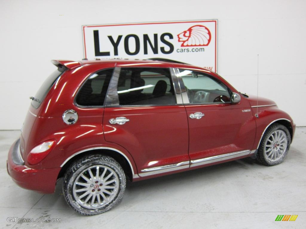 2006 PT Cruiser GT - Inferno Red Crystal Pearl / Pastel Pebble Beige photo #11