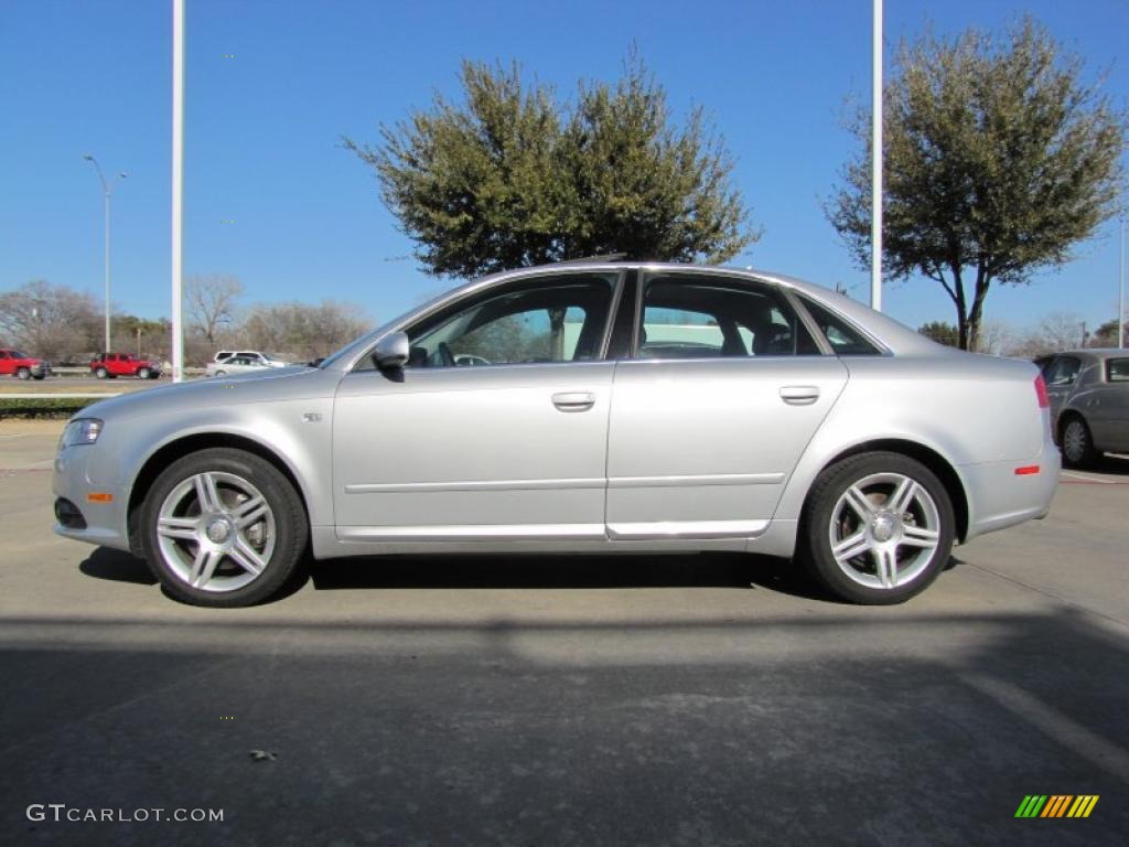 Light Silver Metallic 2008 Audi A4 2.0T Sedan Exterior Photo #44657005
