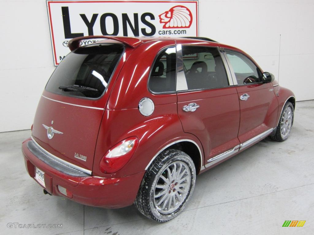 2006 PT Cruiser GT - Inferno Red Crystal Pearl / Pastel Pebble Beige photo #12