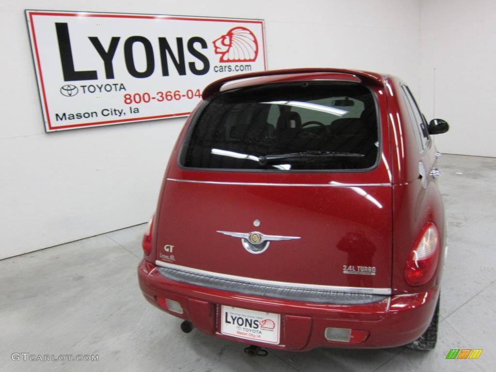 2006 PT Cruiser GT - Inferno Red Crystal Pearl / Pastel Pebble Beige photo #13