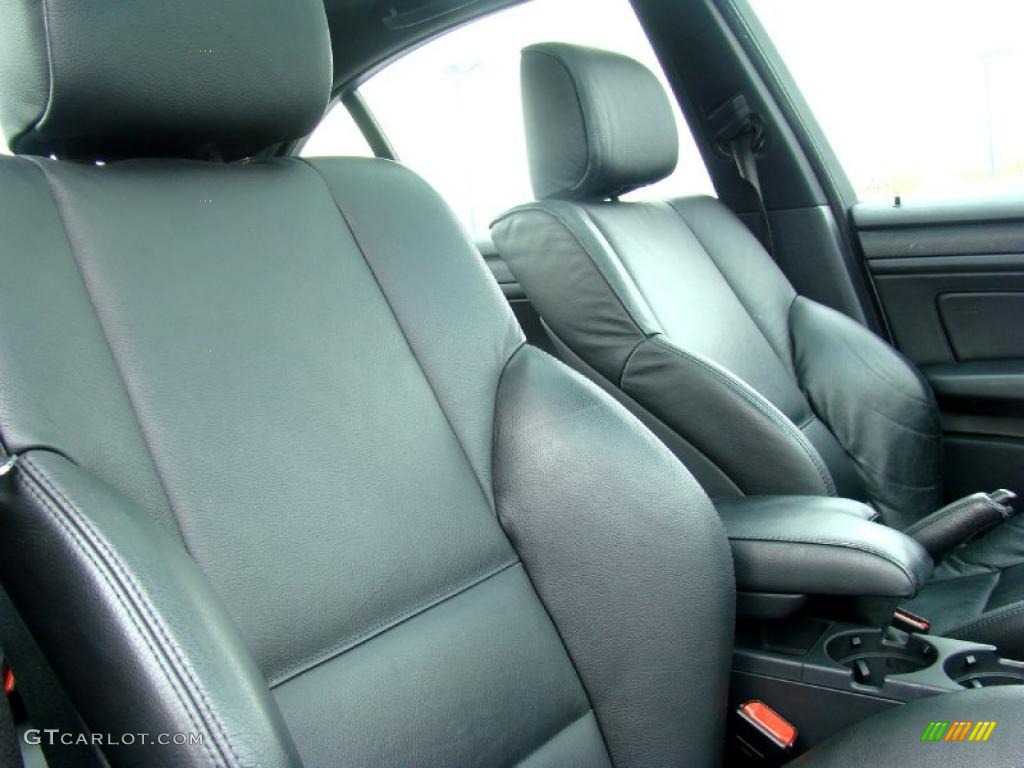2004 3 Series 330i Sedan - Silver Grey Metallic / Black photo #31