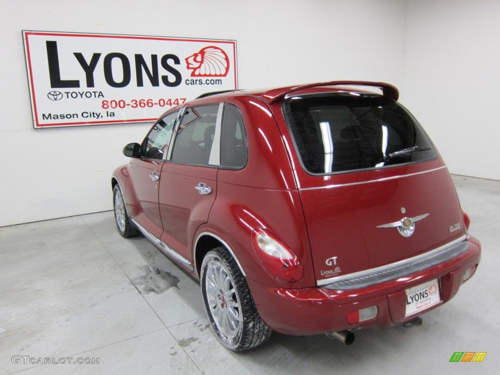2006 PT Cruiser GT - Inferno Red Crystal Pearl / Pastel Pebble Beige photo #15