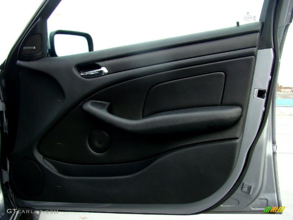 2004 3 Series 330i Sedan - Silver Grey Metallic / Black photo #34