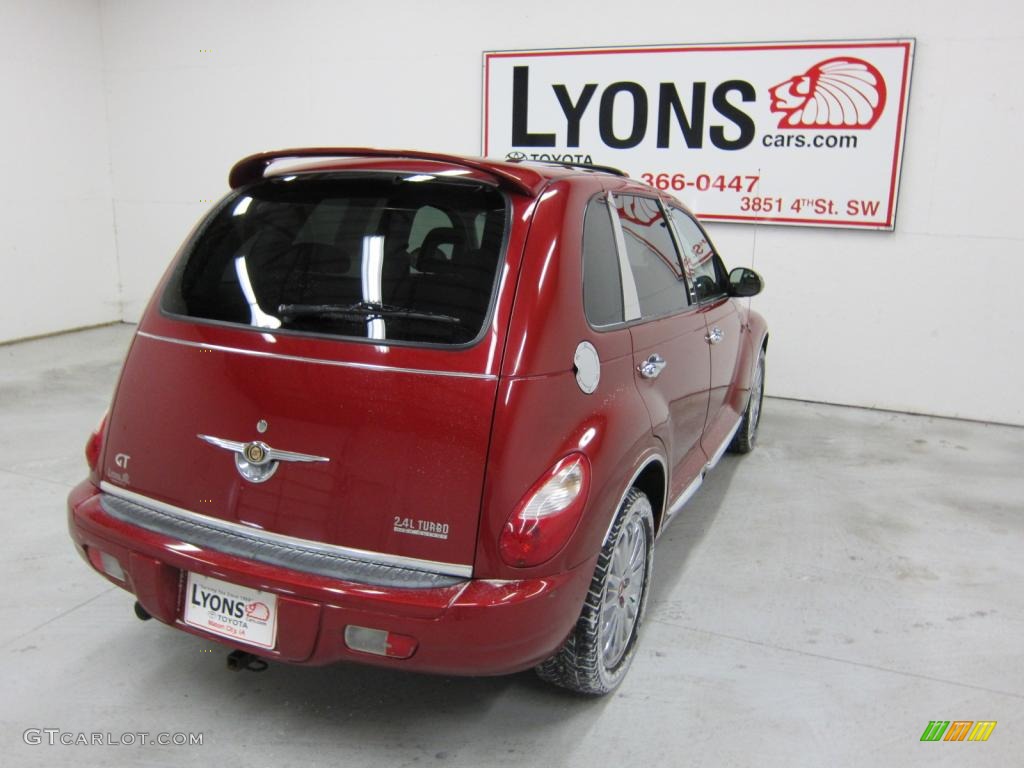 2006 PT Cruiser GT - Inferno Red Crystal Pearl / Pastel Pebble Beige photo #17