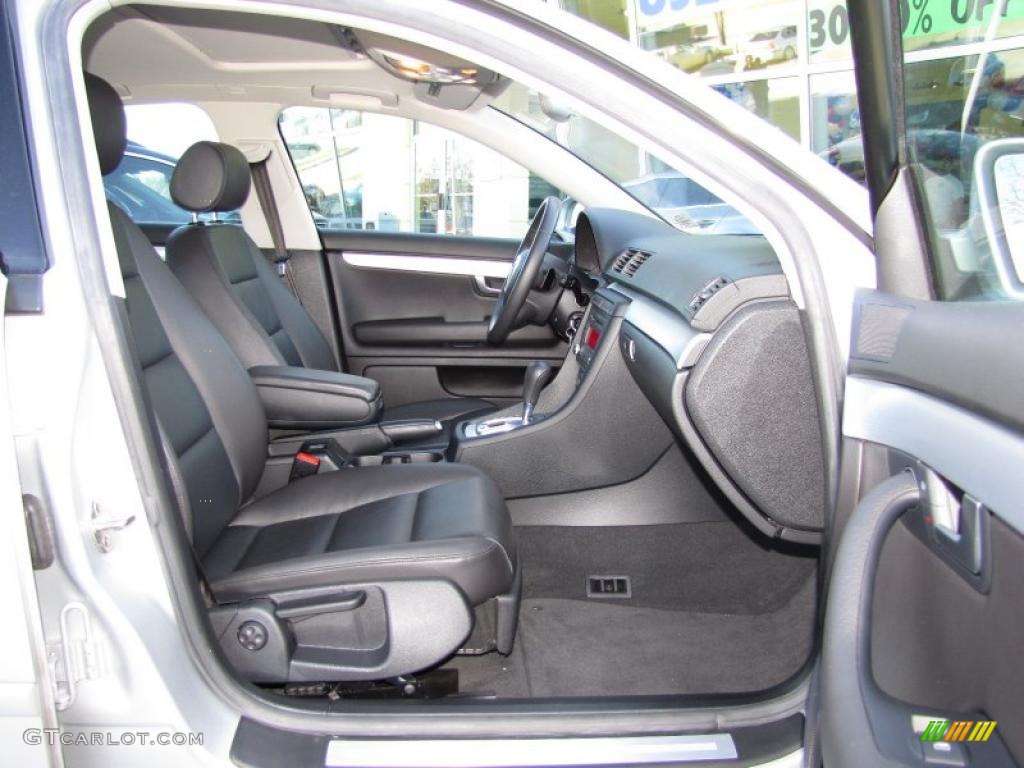 Black Interior 2008 Audi A4 2.0T Sedan Photo #44657110