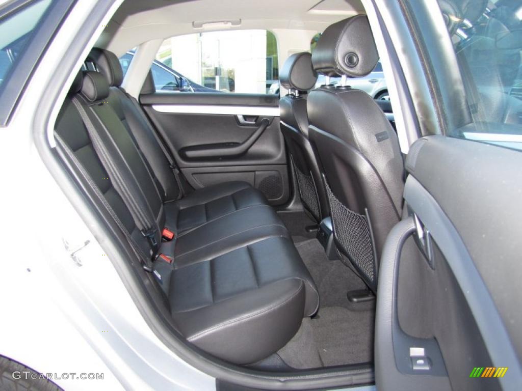 Black Interior 2008 Audi A4 2.0T Sedan Photo #44657123