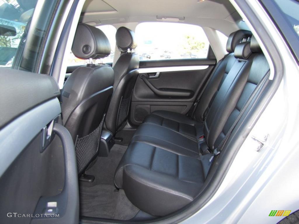 Black Interior 2008 Audi A4 2.0T Sedan Photo #44657140