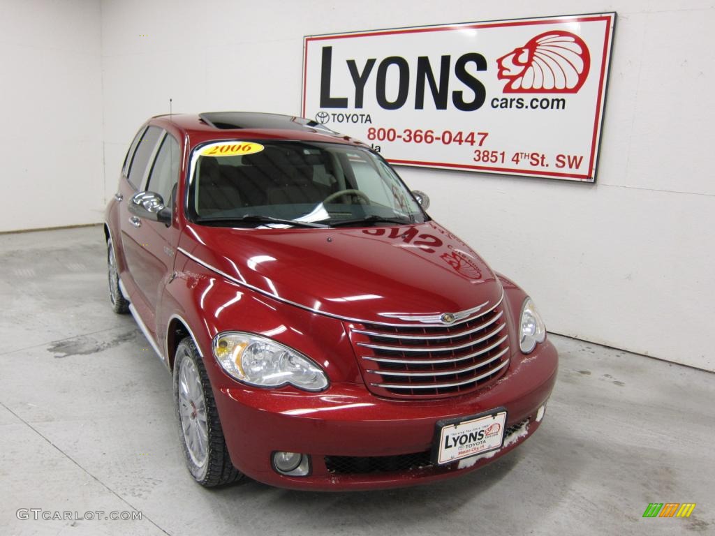 2006 PT Cruiser GT - Inferno Red Crystal Pearl / Pastel Pebble Beige photo #21