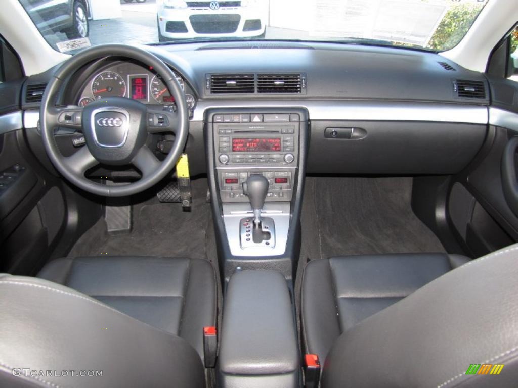 Black Interior 2008 Audi A4 2.0T Sedan Photo #44657171