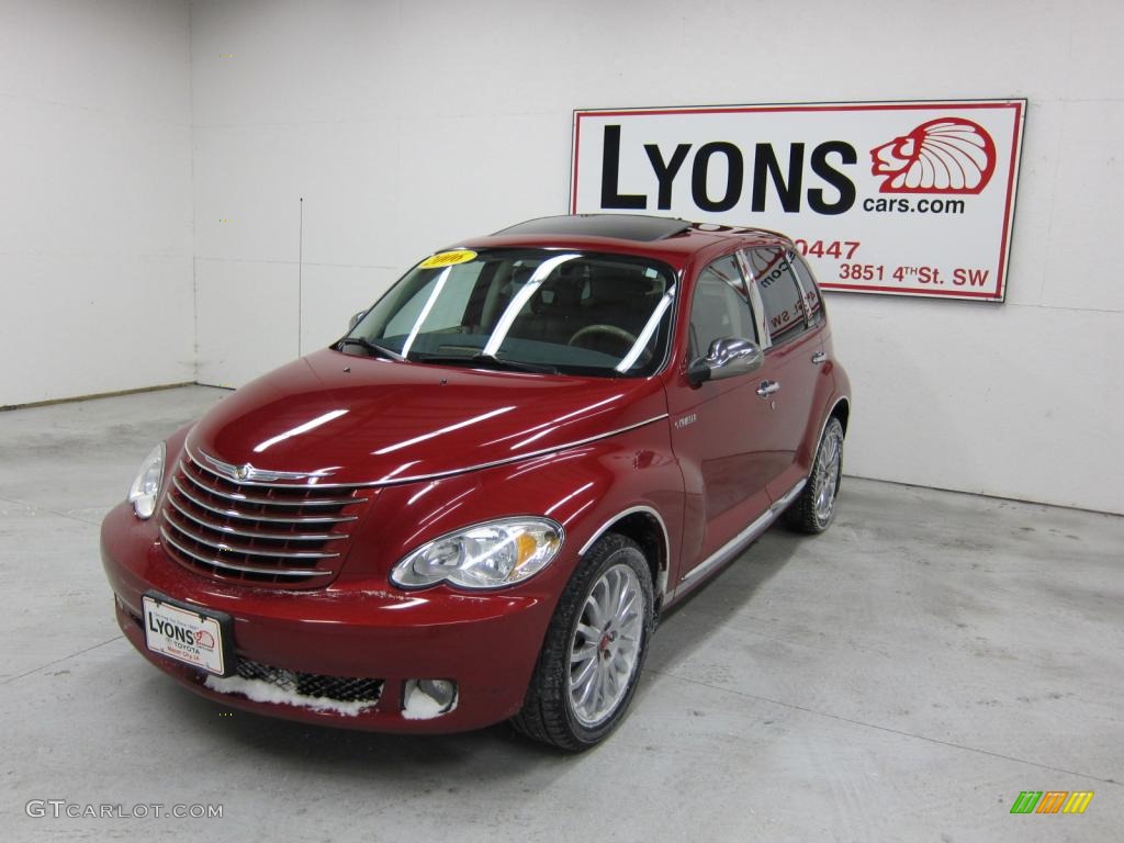 2006 PT Cruiser GT - Inferno Red Crystal Pearl / Pastel Pebble Beige photo #24
