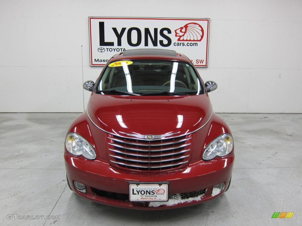 2006 PT Cruiser GT - Inferno Red Crystal Pearl / Pastel Pebble Beige photo #26